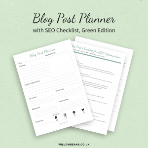 Blog Post Planner with SEO Checklist