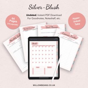Silver Blush Planner