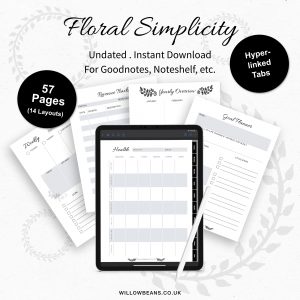 Floral Simplicity Digital Planner
