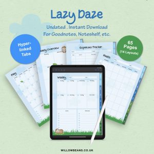 Lazy Daze Sloth Themed Planner