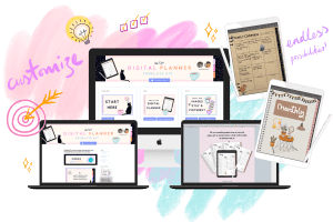 The Digital Planner Template Kit