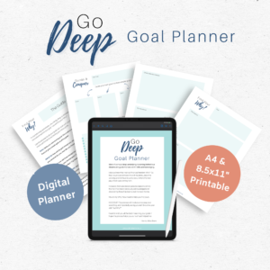 Go Deep Goal Planner