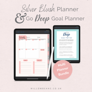 Digital Planner Bundle with Goal Planner
