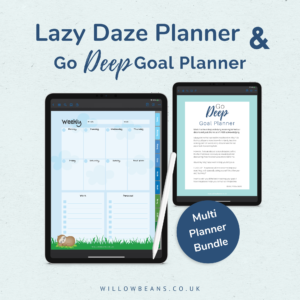 Digital Planner Bundle with Goal Planner