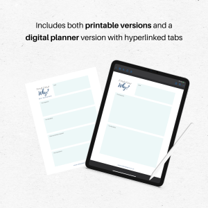Go Deep Printable & Digital Goal Planner