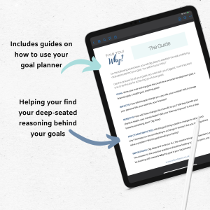 Go Deep Digital Goal Planner